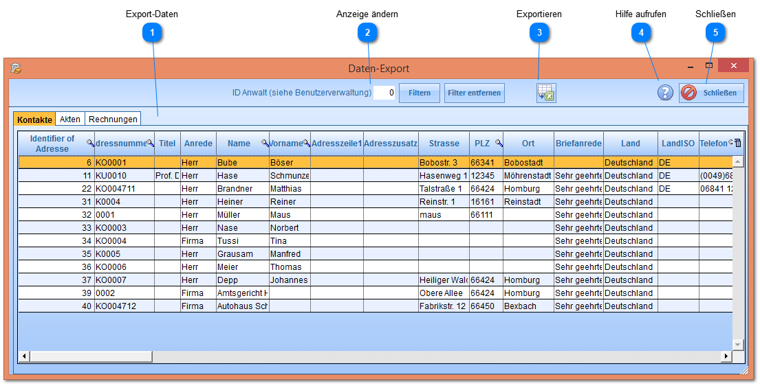 Daten-Export