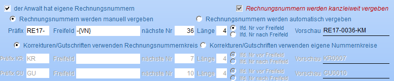 3. Rechnungsnummern