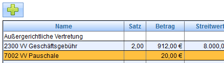 6. Gebühr übernehmen 